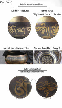 Tibetan Singing Bowl-Decorative Bowl-Golonzo