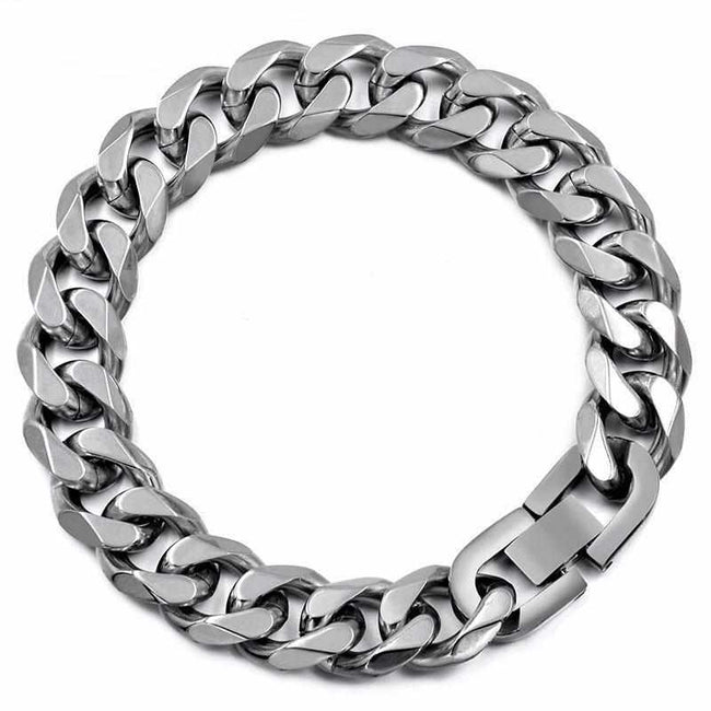 Men Bracelet Cuban links & chains Stainless Steel-Bracelet-Golonzo