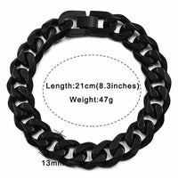 Men Bracelet Cuban links & chains Stainless Steel-Bracelet-Golonzo