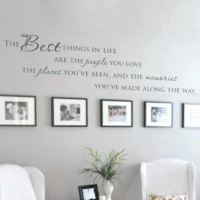 The Best Things In Life Vinyl wall decals-wall sticker-Golonzo