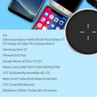 Qi Wireless Charger, 10W Fast Charger Alloy Base Low Temperature-mobile phone accessories-Golonzo