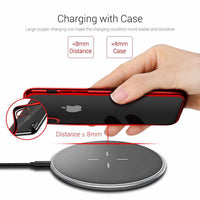 Qi Wireless Charger, 10W Fast Charger Alloy Base Low Temperature-mobile phone accessories-Golonzo