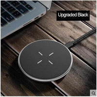 Qi Wireless Charger, 10W Fast Charger Alloy Base Low Temperature-mobile phone accessories-Golonzo