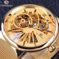 Forsining + Fashion Skeleton Model-Watch-Golonzo