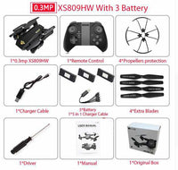 RC Mini Foldable Selfie Drone with Wifi-RC Helicopter and Drone-Golonzo