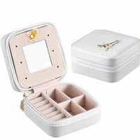 Women's Earring and Jewelry Case With Makeup Mirror-Jewelry Holders-Golonzo