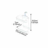 Iron 2 Layers Toilet Roll Paper Hooks-Toilet Paper Holders-Golonzo