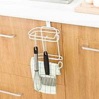 Iron 2 Layers Toilet Roll Paper Hooks-Toilet Paper Holders-Golonzo