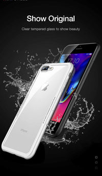 Glass Case for iPhone 7 8 Plus - 9H Hardness Anti Scratch-Mobile Phone Case-Golonzo