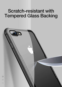Glass Case for iPhone 7 8 Plus - 9H Hardness Anti Scratch-Mobile Phone Case-Golonzo