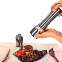 Premium Stainless Steel Salt And Pepper Grinder Set - Set Of 2-Salt and Pepper Shaker-Golonzo