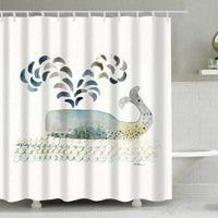 Fashion Pattern Shower Curtain-Shower Curtains-Golonzo