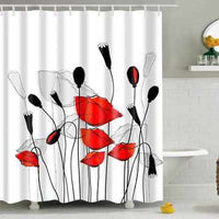 Fashion Pattern Shower Curtain-Shower Curtains-Golonzo