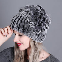 Cute Rabbit-Fox Fur warm Headwear-Hats-Golonzo