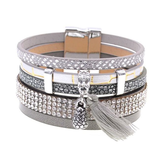 Women Fashion Leather Bracelets-Bracelets-Golonzo