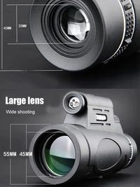 High Quality Long Range Portable HD Monocular Telescope Zoom-Telescopes-Golonzo