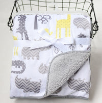 Baby Blankets Thicken Double Layer Super Soft-Blankets-Golonzo