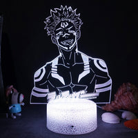Anime Jujutsu Kaisen Night Light Decoration RGB 3D Lamp-Golonzo