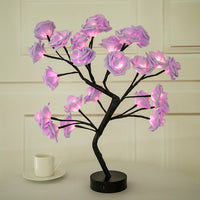 Shining Crystal Rose - LED Lamp-Artificial flower-Golonzo