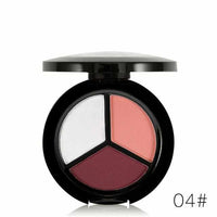 Makeup Shimmer Eyeshadow Palette 3 Colors Smoky Cosmetics Set-Eye Shadow-Golonzo