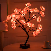 Shining Crystal Rose - LED Lamp-Artificial flower-Golonzo