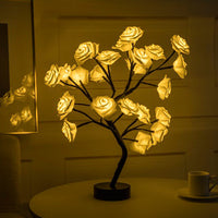 Shining Crystal Rose - LED Lamp-Artificial flower-Golonzo
