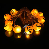 Halloween Pumpkin Ghost Skeletons Bat Spider Led Light String Festival Bar Home Party-LED light Bulbs-Golonzo