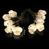 Halloween Pumpkin Ghost Skeletons Bat Spider Led Light String Festival Bar Home Party-LED light Bulbs-Golonzo