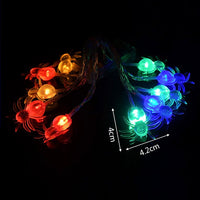 Halloween Pumpkin Ghost Skeletons Bat Spider Led Light String Festival Bar Home Party-LED light Bulbs-Golonzo