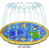 Water Mat Children's mat Summer Beach Inflatable Spray Water-Bath Mat and Rug-Golonzo