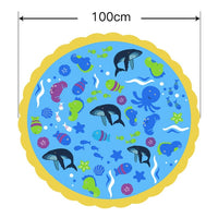 Water Mat Children's mat Summer Beach Inflatable Spray Water-Bath Mat and Rug-Golonzo