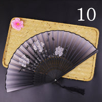 Bamboo Antique Folding Fan - Chinese Style Fan-Fan-Golonzo