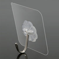 Hooks Cat Pattern Storage Holder Hanger Stick on Wall Clothes-Utility Hooks-Golonzo