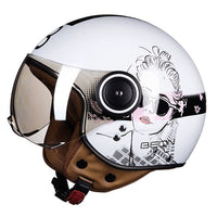 Nice-Looking Design Motorcycle Helmet - Open Face Vintage Helmet-Motorcycle Helmets-Golonzo