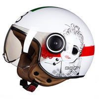 Nice-Looking Design Motorcycle Helmet - Open Face Vintage Helmet-Motorcycle Helmets-Golonzo