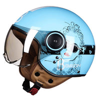 Nice-Looking Design Motorcycle Helmet - Open Face Vintage Helmet-Motorcycle Helmets-Golonzo