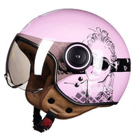 Nice-Looking Design Motorcycle Helmet - Open Face Vintage Helmet-Motorcycle Helmets-Golonzo
