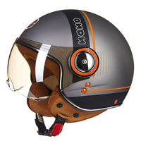 Nice-Looking Design Motorcycle Helmet - Open Face Vintage Helmet-Motorcycle Helmets-Golonzo