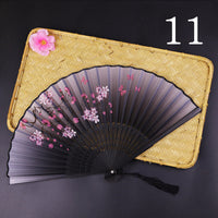 Bamboo Antique Folding Fan - Chinese Style Fan-Fan-Golonzo