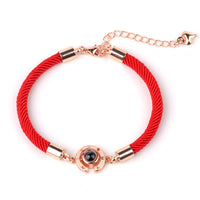 Letter Love Memory - Projection Pendant Necklace-Necklaces-Golonzo