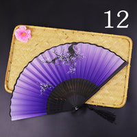 Bamboo Antique Folding Fan - Chinese Style Fan-Fan-Golonzo