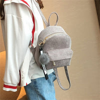 Mini Pastel Corduroy Backpack-Backpacks-Golonzo