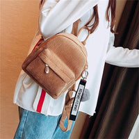 Mini Pastel Corduroy Backpack-Backpacks-Golonzo