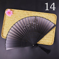 Bamboo Antique Folding Fan - Chinese Style Fan-Fan-Golonzo