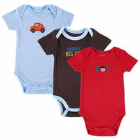 3PCS BABY BODYSUITS 100%Cotton - Infant Short Sleeve Clothing-baby and toddler outfits-Golonzo