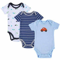 3PCS BABY BODYSUITS 100%Cotton - Infant Short Sleeve Clothing-baby and toddler outfits-Golonzo