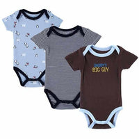 3PCS BABY BODYSUITS 100%Cotton - Infant Short Sleeve Clothing-baby and toddler outfits-Golonzo