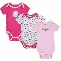 3PCS BABY BODYSUITS 100%Cotton - Infant Short Sleeve Clothing-baby and toddler outfits-Golonzo