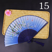 Bamboo Antique Folding Fan - Chinese Style Fan-Fan-Golonzo