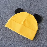 Baby Hat With Ears Cotton Warm Accessories Baby Girl Boy-baby and toddler outfits-Golonzo